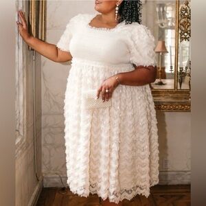 Ivy City Co Cloud Nine Sparkle Special Occasion Dress Size 4X